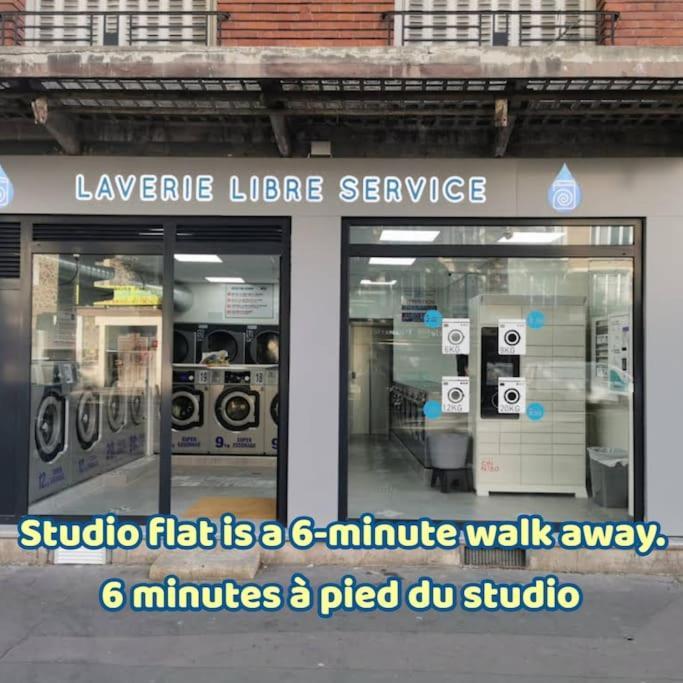 Bright Small Studio Paris Saint Ouen Exteriör bild